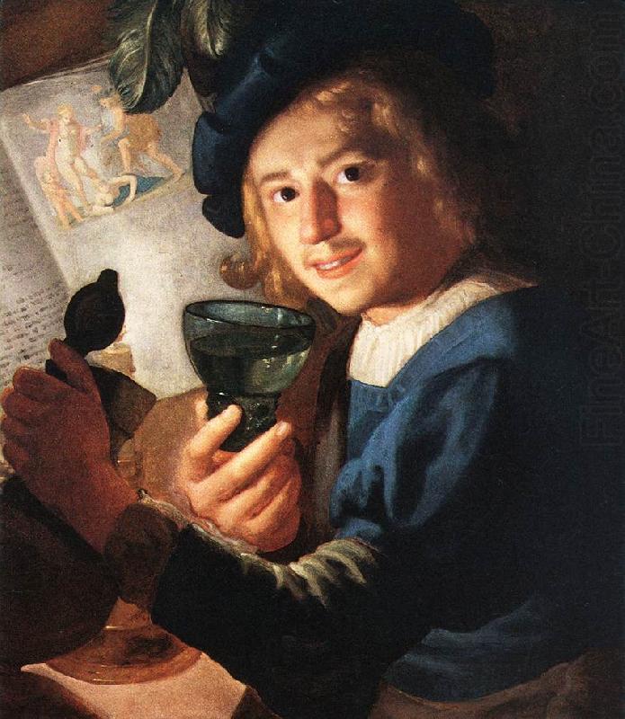 Young Drinker  sr, HONTHORST, Gerrit van